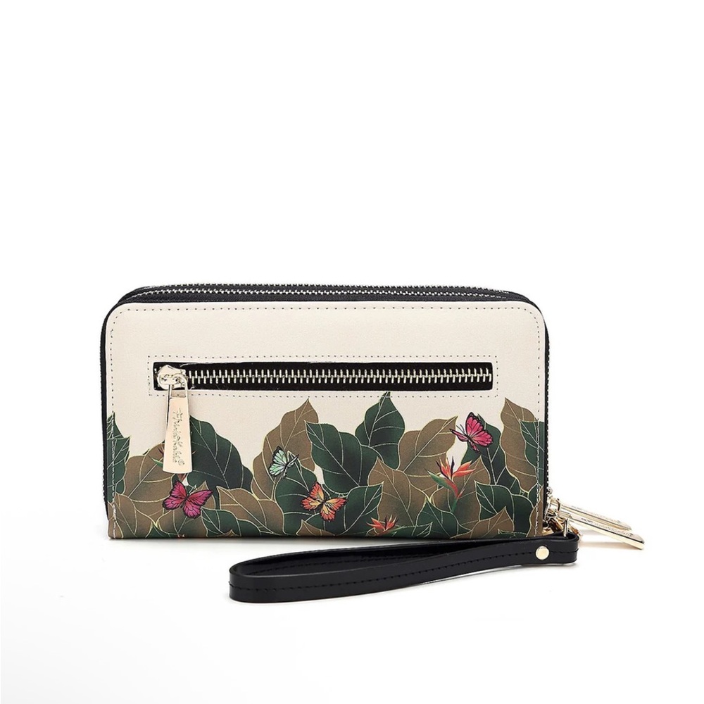 Frida Kahlo Cartoon Collection Limited Edition Double Zip Wallet wristlet - Picture 3 of 9